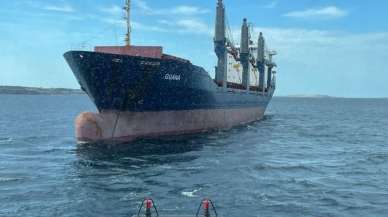 Çanakkale Boğazı girişinde arızalanan gemi güvenli bölgeye demirledi