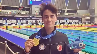 Milli yüzücü Kuzey Tunçellicyeni bir rekor kırdı ve altın madalyanın sahibi oldu
