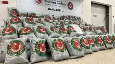 Hamzabeyli Gümrük Kapısı'nda 870 kg uyuşturucuya el konuldu