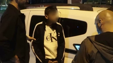 Aksaray’da parkta molotofkokteyli hazırlayan iki çocuk suçüstü yakalandı