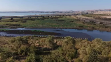 İstanbul Büyükçekmece Baraj Gölü'nde su seviyesi düştü