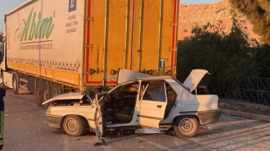 Mersin Erdemli’de tırla çarpışan otomobil sürücüsü hayatını kaybetti