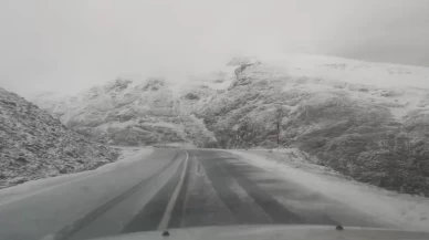 Mevsimin ilk kar yağışı düştü