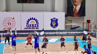 Başkent ekibi 4 sette kazandı!