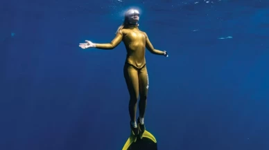 Gazze için nefesini tuttu! Milli sporcu Antalya'da dünya rekoru kırdı!