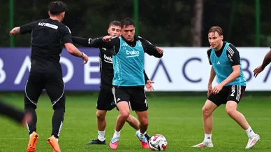 Beşiktaş'tan çift antrenman