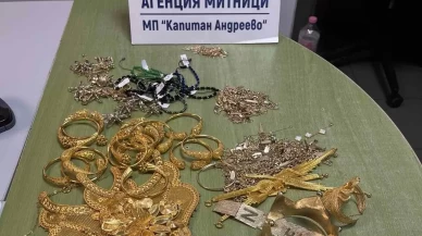 Edirne’den çıkan yolcu otobüsünde yoğurt kovasında 1,2 kg altın ele geçirildi