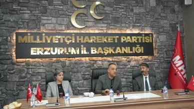 Muhtarlar, MHP Erzurum İl Başkanı Yurdagül ile kahvaltıda buluştu