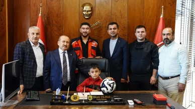 Depremzede Hasan Yücel, Gaziantep FK tesislerinde misafir edildi