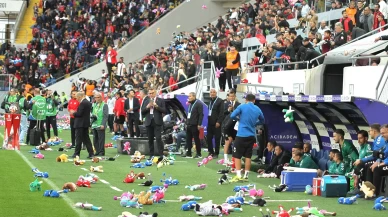 Gençlerbirliği taraftarları Gazzeli çocukları unutmadı