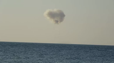 Trabzon açıklarında denizde patlama!