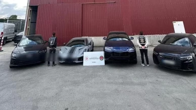 288 milyonluk operasyon! Lüks araçlar tek tek yakalandı