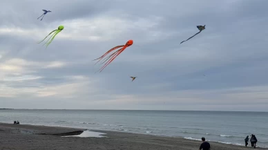 Samsun'un semalarını uçurtmalar renklendirdi