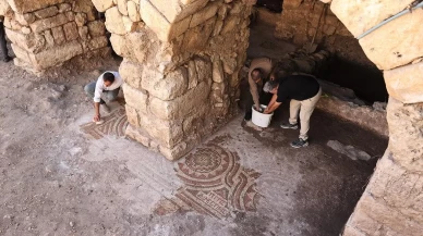 Midyat’ta 1500 yıllık mozaik keşfi