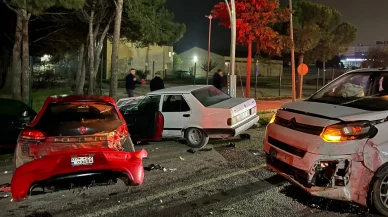 Tekirdağ’da zincirleme trafik kazası: 3 yaralı