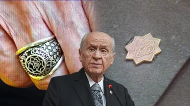 MHP Lideri Devlet Bahçeli'den dikkat çeken yüzük ve rozet