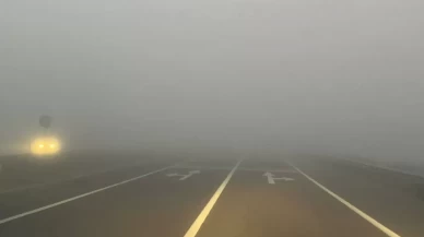 Kütahya'da sis etkili oldu!