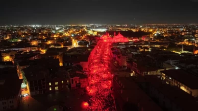 Konya’da 75 bin kişi katil İsrail’in Gazze soykırımına karşı vicdanın sesi oldu
