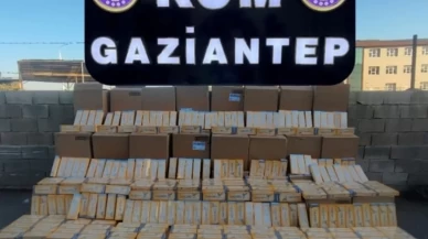 Gaziantep’te kaçak sigara operasyonu: 43 bin paket ele geçirildi