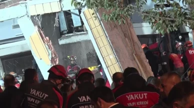 Gebze’de feci çöküş: 2 çocuk hayatını kaybetti, anne ve baba enkaz altında