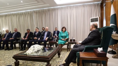 TBMM Başkanı Kurtulmuş, Pakistan Cumhurbaşkanı Zerdari ile görüştü