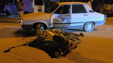 Adana’da otomobil ile motosiklet çarpıştı: 1 yaralı