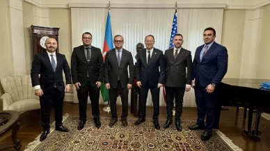 MHP’li İlyas Topsakal’dan Azerbaycan Büyükelçisi Khazar Ibrahim’e ziyaret