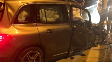 Bursa’da ters yöne giren otomobil kamyonla çarpıştı: 1 ağır yaralı