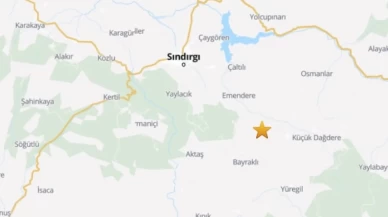 Balıkesir’in Sındırgı ilçesinde 4.1 büyüklüğünde deprem