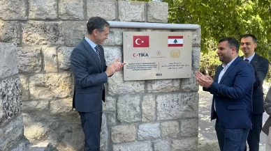 TİKA’dan Lübnan’da Sultan II. Abdülhamid Sebiline restorasyon desteği