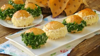 Çay saatlerini şölene çevirecek sakallı poğaça tarifi