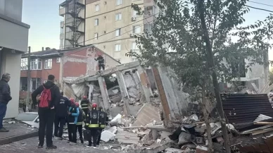 Gebze'de 7 katlı bina çöktü