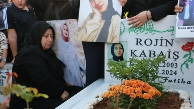 Rojin Kabaiş mezarı başında anıldı