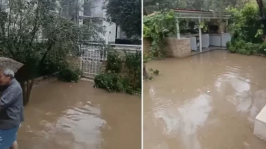 Balıkesir Ayvalık'ı sağanak vurdu