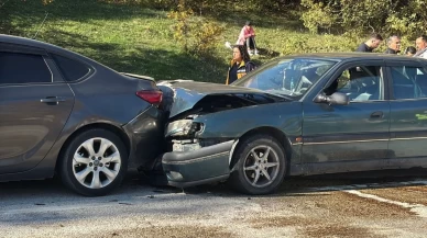 Abant Gölü yolunda zincirleme kaza: 3 yaralı