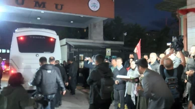 Küresel Sumud Filosu teknelerinde alıkonulan 137 kişi sağlık kontrolü için Adli Tıp Kurumu'na getirildi