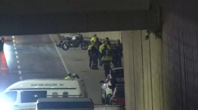 Beşiktaş’ta feci kaza! Motosiklet sürücüsü alt geçitte metrelerce savrularak can verdi