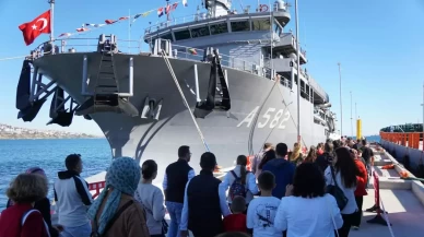 TCG Alemdar, Tekirdağ'da ziyarete açıldı