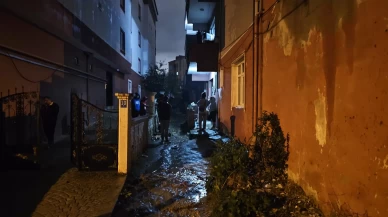 Çerkezköy'de sağanak etkili oldu