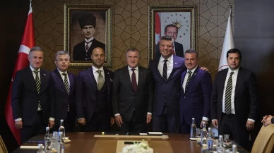 Bakan Bak, Fenerbahçe Başkanı Saran ve yönetimini kabul etti