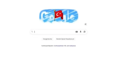 Google’dan 29 Ekim Cumhuriyet Bayramı’na özel doodle