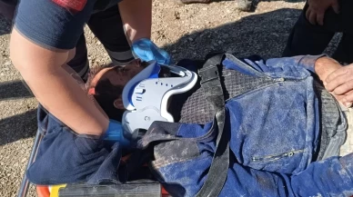 Adana Kozan’da feci kaza: Kamyon uçuruma yuvarlandı, sürücü hayatını kaybetti