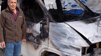 Isparta Eğirdir’de maskeli şüpheli araçları ateşe verdi: Evdeki aile korku dolu anlar yaşadı