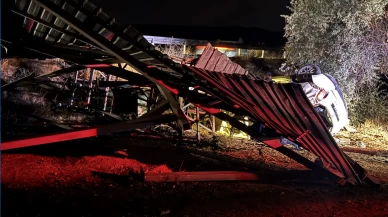 Otomobil şarampole devrildi, ölü ve yaralılar var