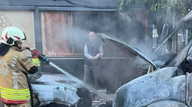 Manisa’da öğrenci servisinde korkutan yangın!