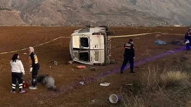 Kahramanmaraş’ta işçi servisi devrildi: 2 ölü, 7 yaralı