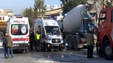 Sancaktepe'de 1 işçi beton mikseri altında kaldı!