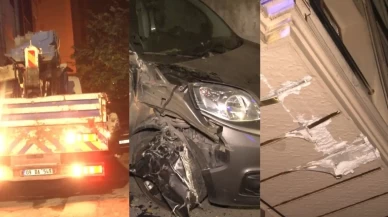 Eyüpsultan’da gece yarısı dehşet: Alkollü vinç sokaklara daldı! Mahalleli deprem sandı