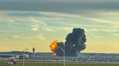 Kargo uçağı alev topuna döndü!