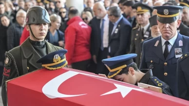 Şehit Pilot Yarbay Gökhan Korkmaz'a son görev...